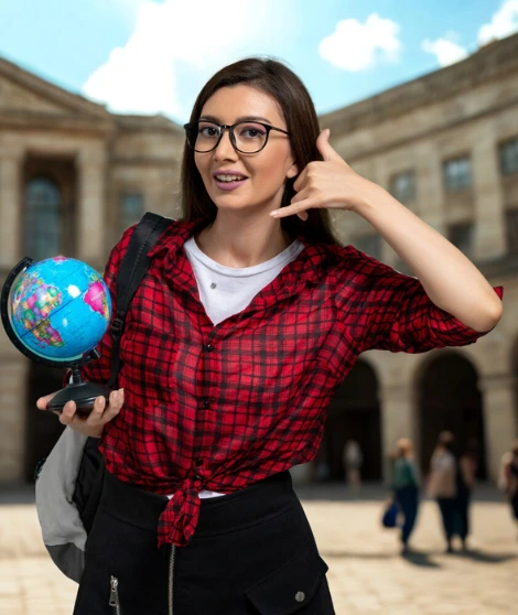 Students planning their global education journey with CBT